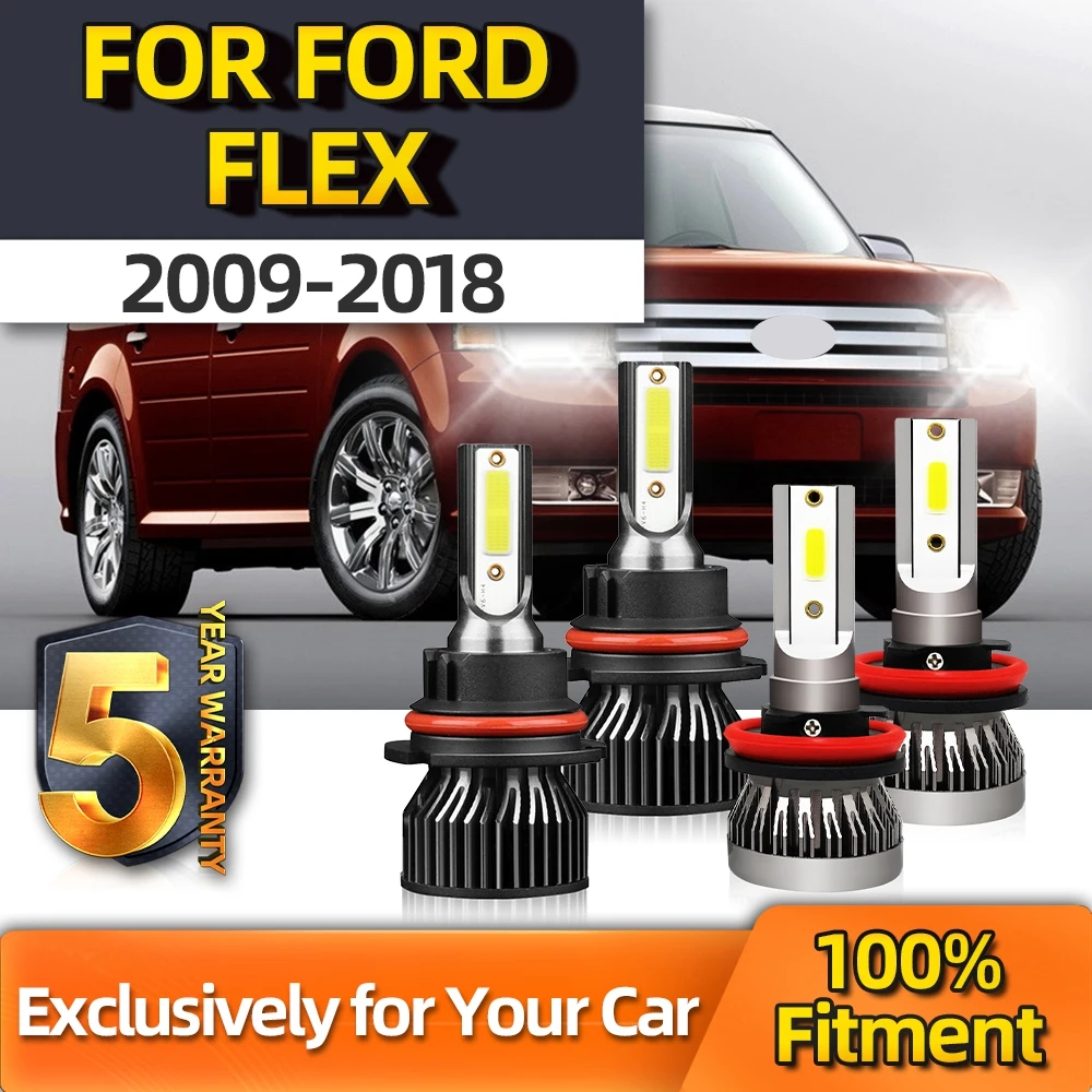 Фара головного света Crossfox 110 лм H11 H13 2009 Вт 2 пары