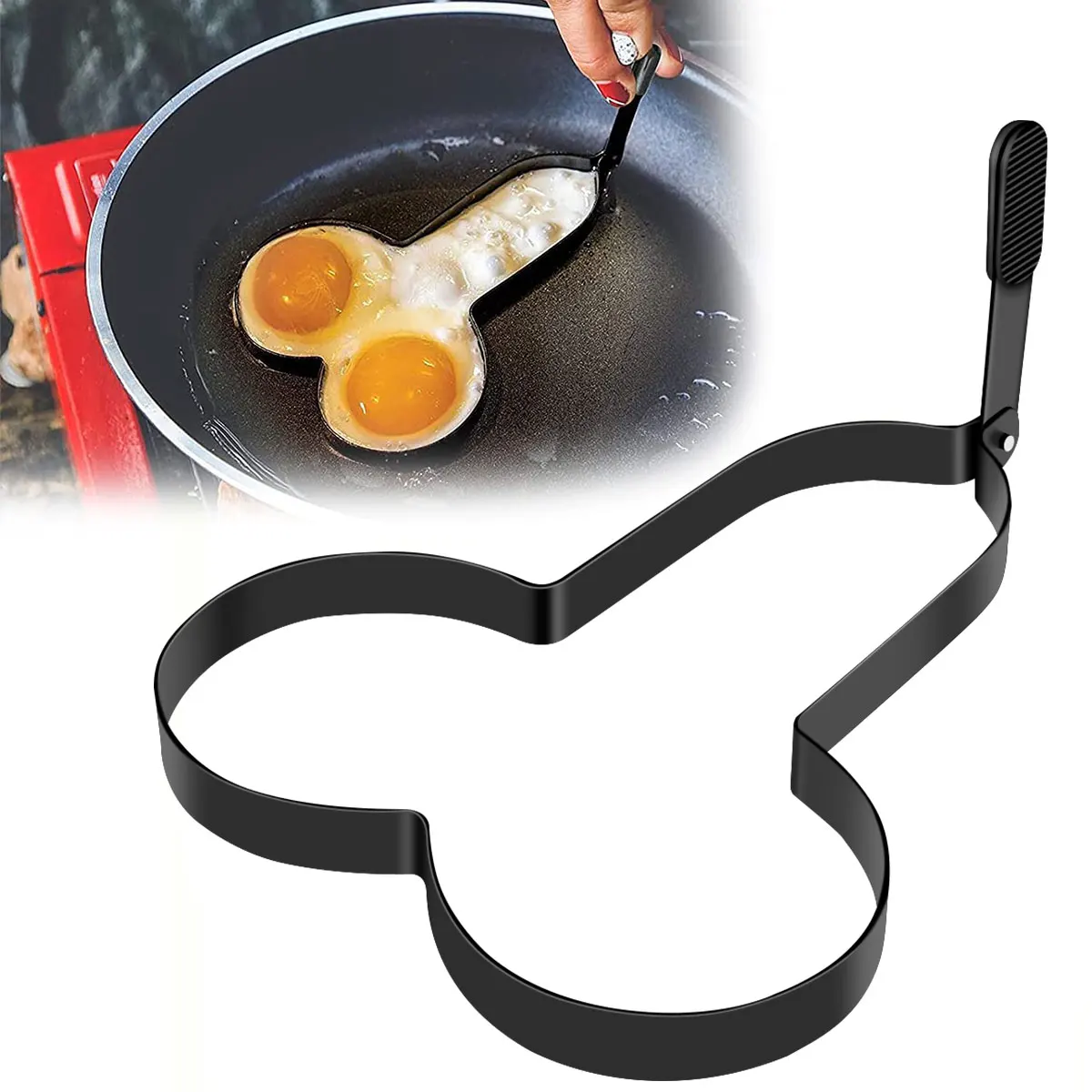 

Stainless Steel Fried Egg Pancake Shaper Omelette Mold Mould Frying Egg Cooking Tools Kitchen Accessories Gadget Mold Egg Tools