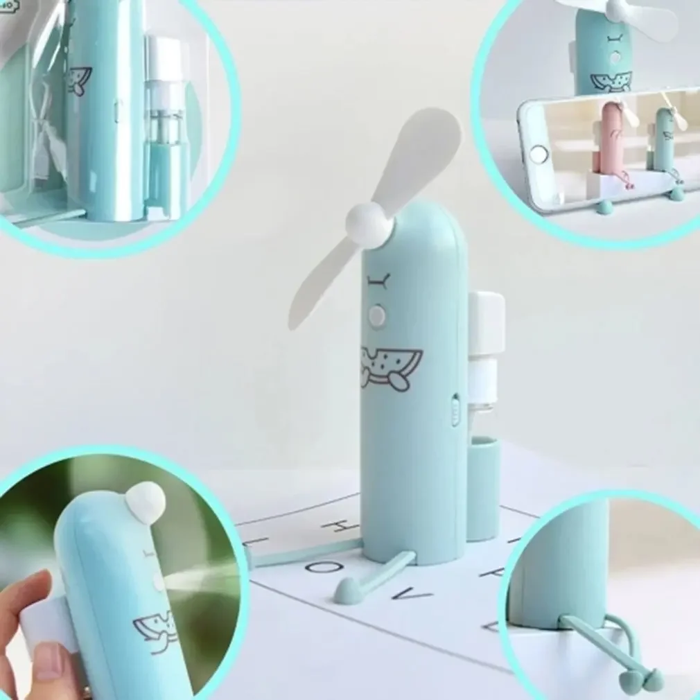 Новый креативный мини-вентилятор с кронштейном для мобильного телефона и