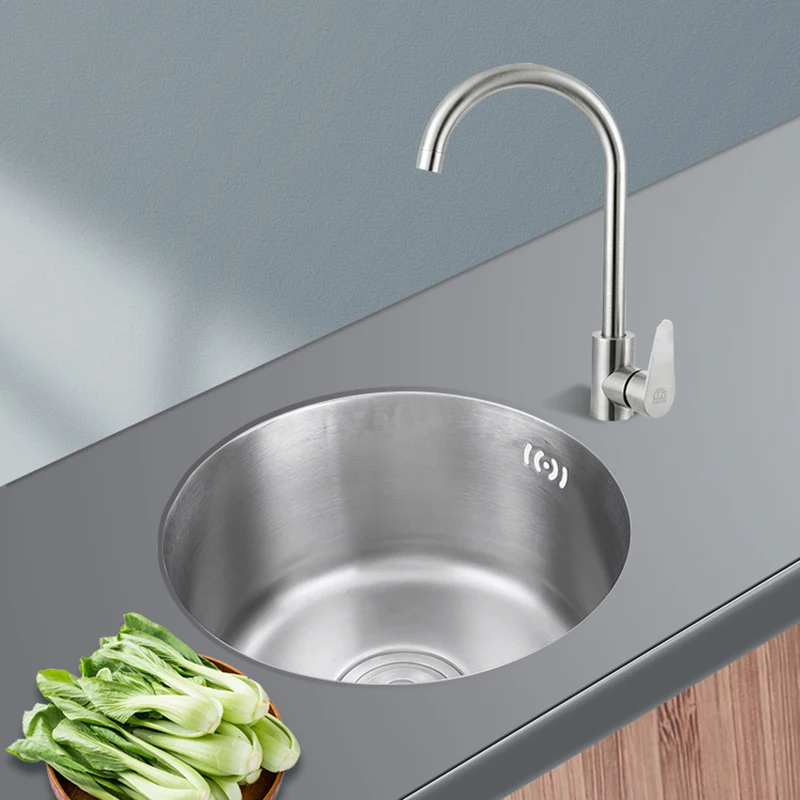 

Kitchen Sink Vegetable Washing Stainless Steel Mixer Taps Small Basin Bathroom Sinks Faucet Pias De Cozinha Home Improvement