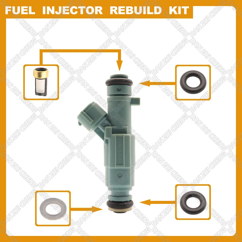 

Fuel Injectors Seals O-Ring Repair Filters for 11-13 Hyundai Sonata Kia Optima Forte 2.4L 35310-2G300 353102G300