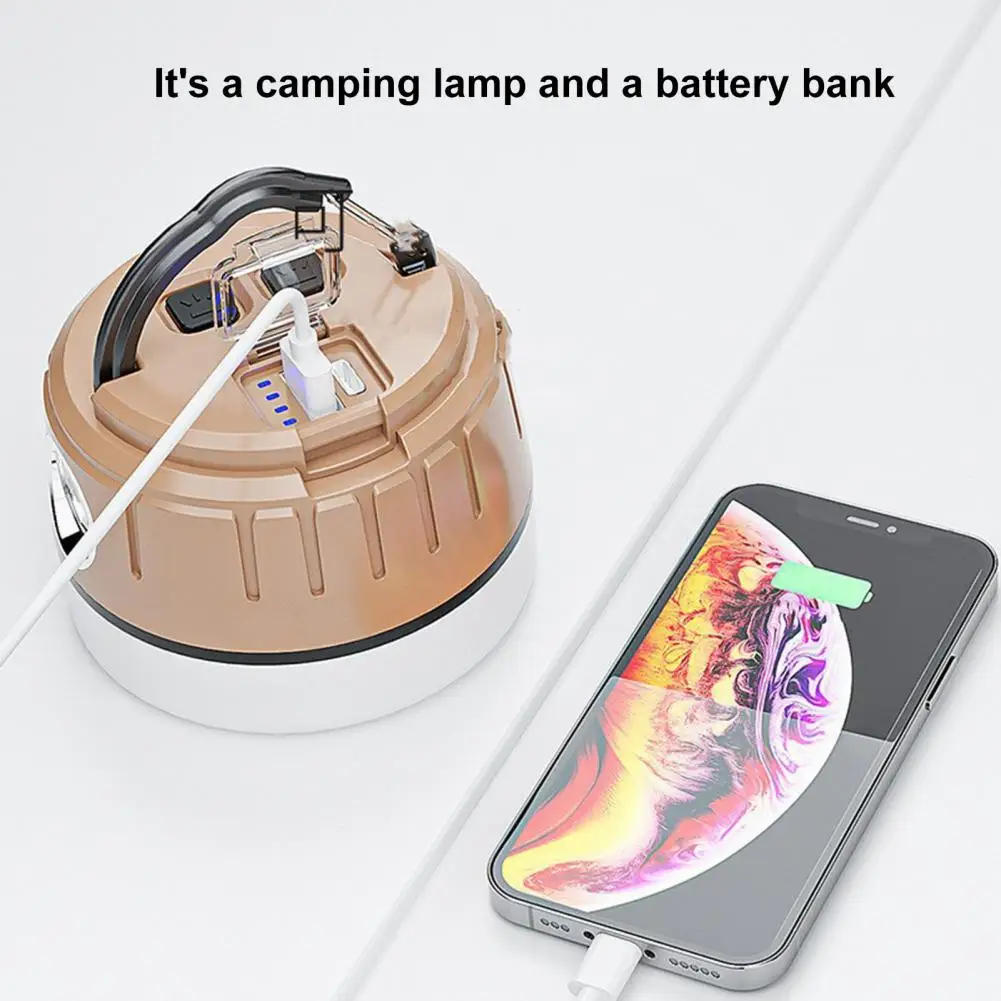 

Camp Lamp 1 Set Universal Drop Protection 1200mah Camping Special Tent Light Camping Supply