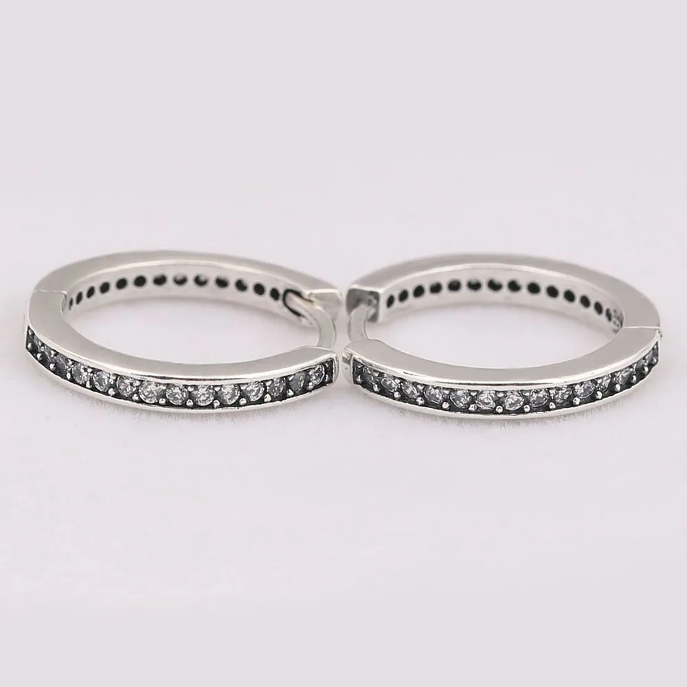 Аутентичные 925 пробы Серебряные Оригинальные сверкающие европейские