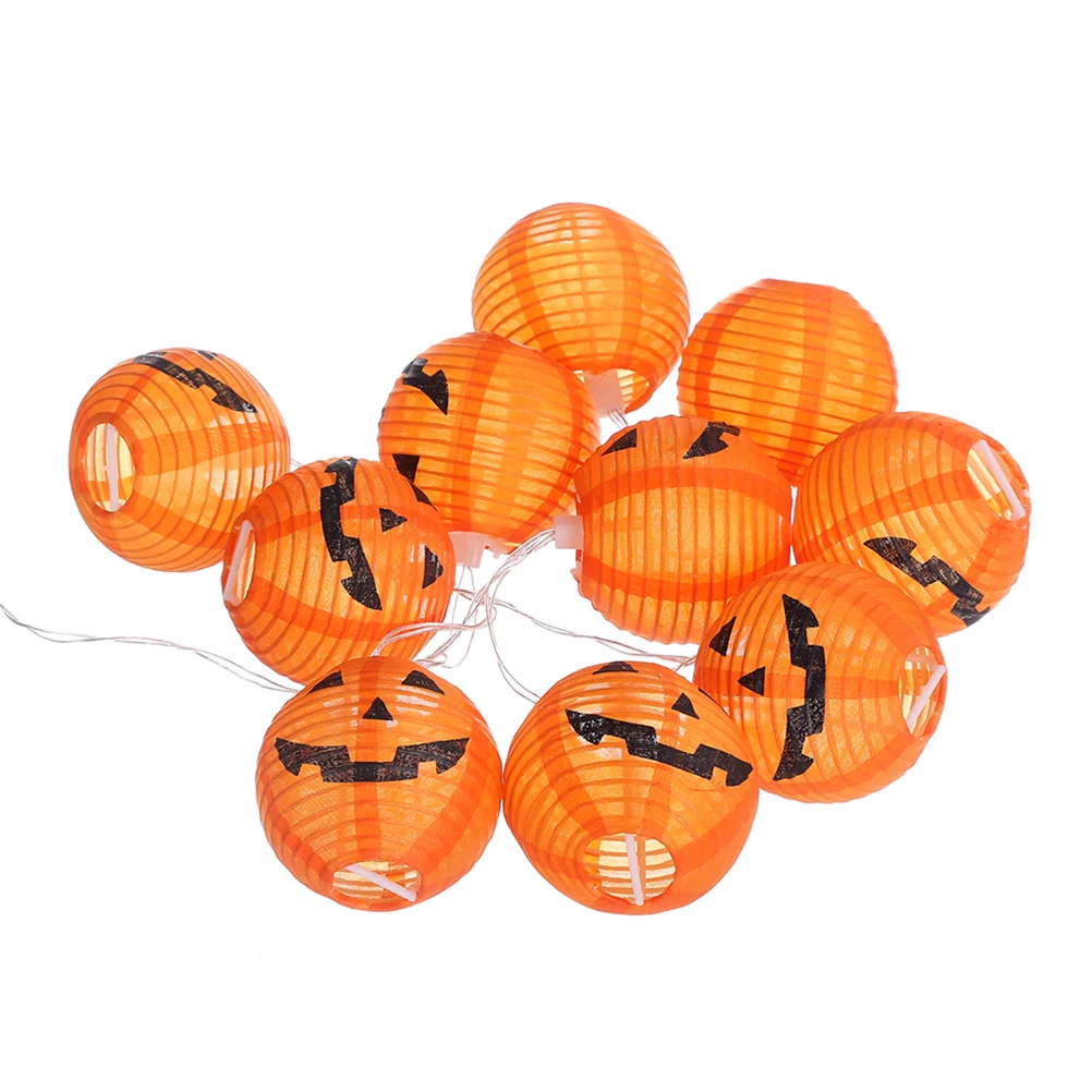 

Halloween Pumpkin Lantern 10 LED String Fairy Lights Powered for Indoor Outdoor Party Garden Decoration Ornaments