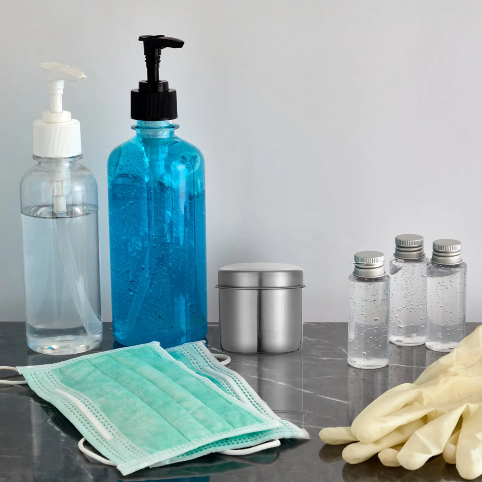 

Storage Coffee Tins Tea Jar Sugar Canister Tin Containers Stainless Steel Can Metal Canisters Swab Sealed Lids Multifunctional