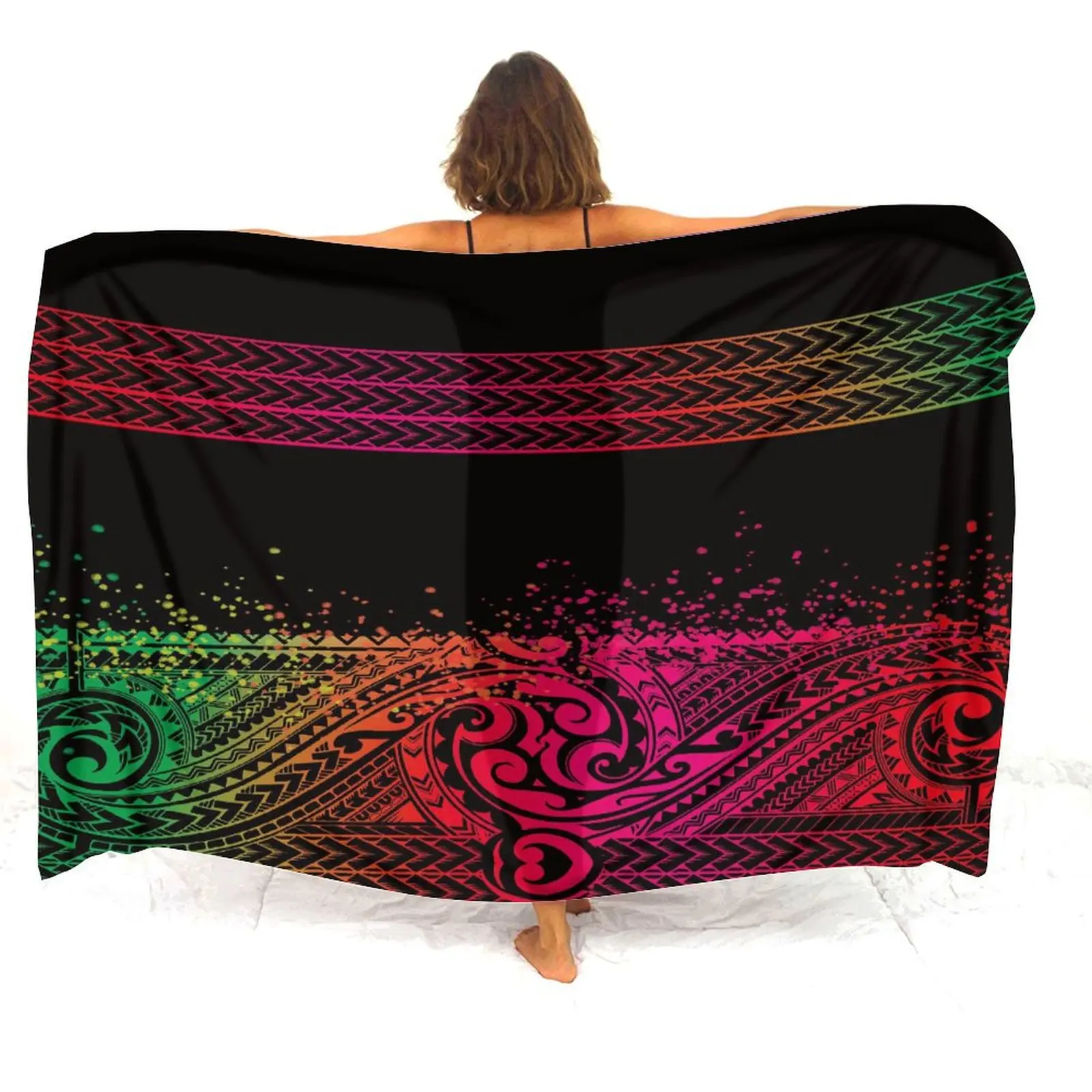 Летние горячие продажи женские саронги пользовательский полинезийский