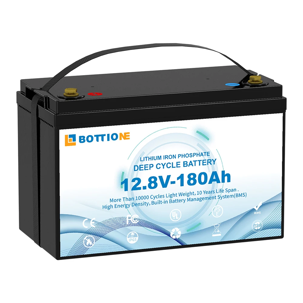 В наличии ЕС/США 12 8 180 Ач Lifepo4 Батарея Литий-железо-фосфатная батарея с литиевой