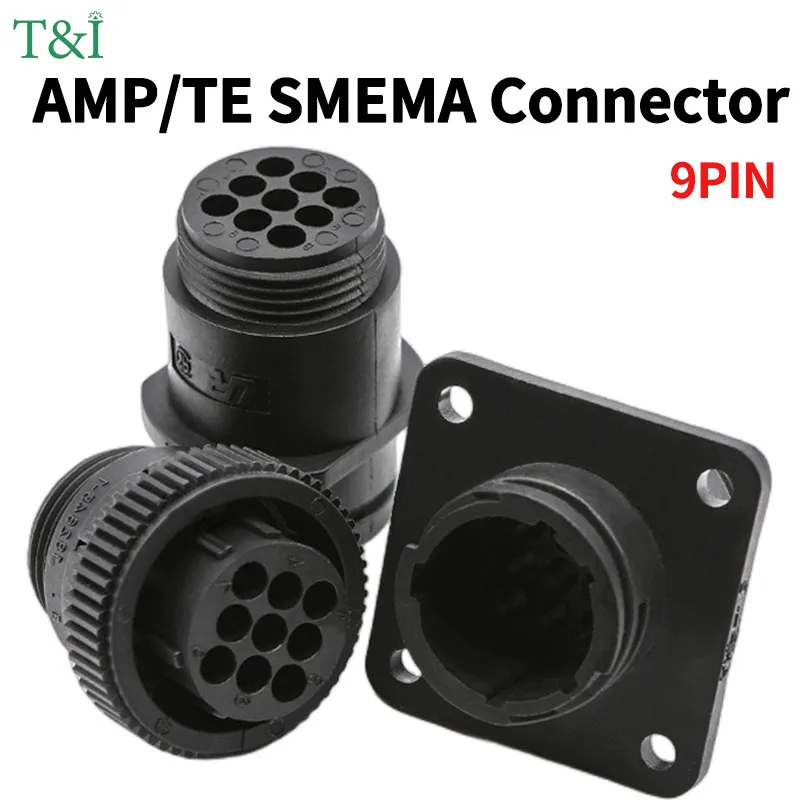 

1 Set 9Pin AMP/TE SMEMA Type 183079 182922 182643 Auto Sensor Plug & Socket SMT Connector For Car Terminal Male Female