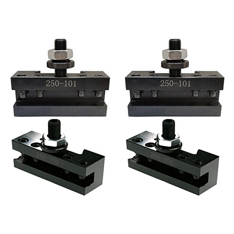 

4X 250-101 250-102 Turning And Facing Holder Quick Change Tool Post And Tool Holder