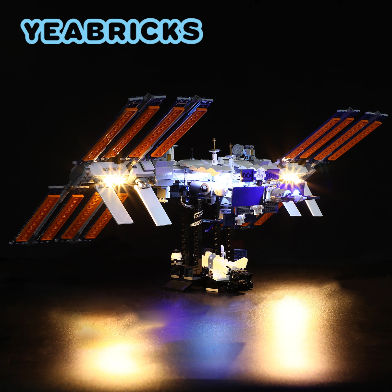 

YEABRICKS LED Light Kit for 21321 International Space Station Building Blocks Set (NOT Include the Model) Bricks Toys RC Version