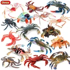Фигурки Oenux, имитация морских животных, король, паук, грыжа, краб, морская жизнь, фигурки, коллекционные игрушки для детей, подарок