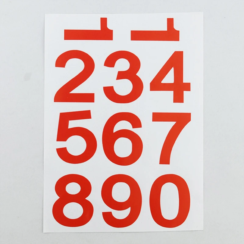 25x10mm 1-10 Number Sticker for Office or Fridge to Make Everything In Order OF25