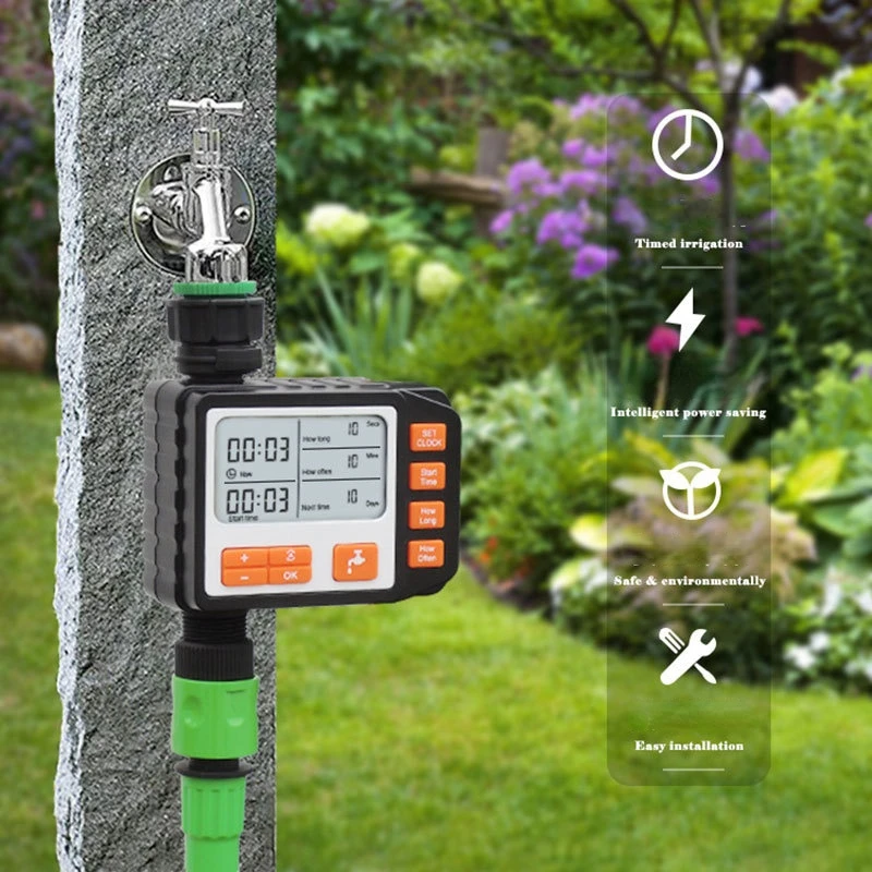

Garden Automatic garden drip irrigation sprinkler set Drip Irrigation Digital Electronic Controller Home Greenhouse Irrigator