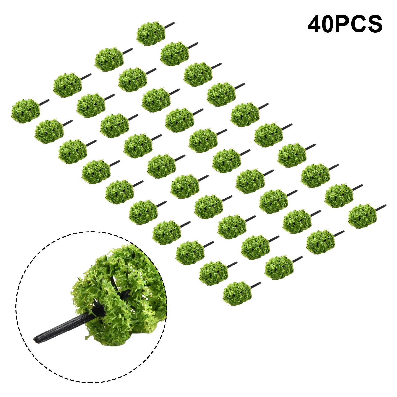 40 шт. модель деревьев поезд железная дорога диорама военные игры пейзаж масштаб