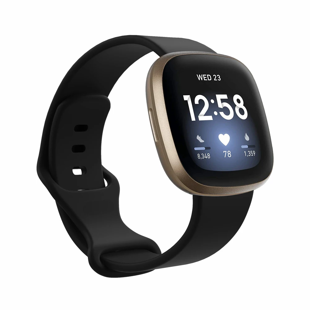 Мягкий силиконовый ремешок для часов 22 5 мм сменный Fitbit Versa 3/Sense [Размер: S]