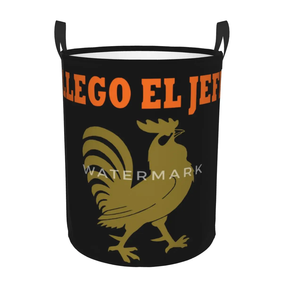 

Llego El Jefe Cock Jefe Circular hamper,Storage Basket With Two handles living roomsStorage of clothes