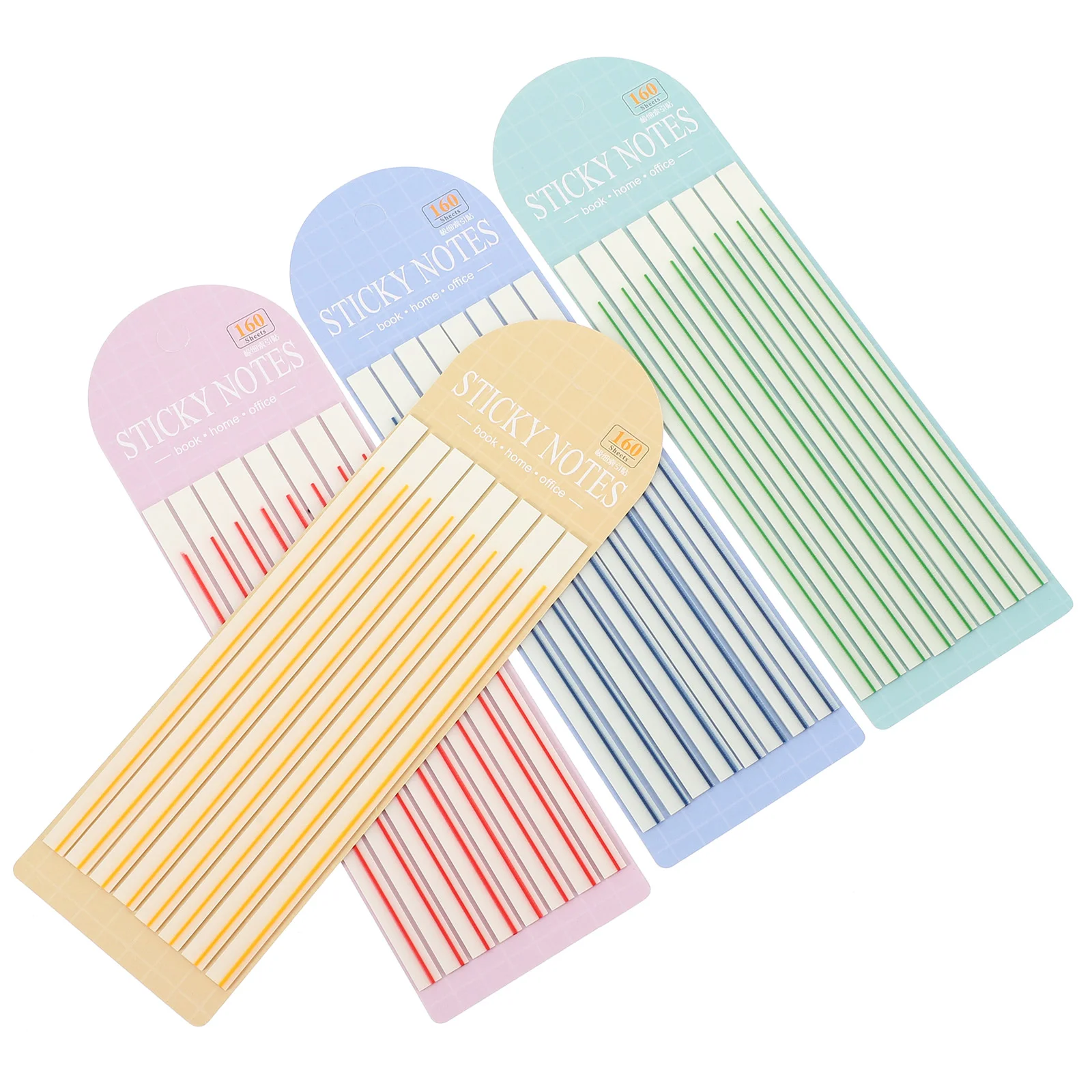 

4 Books Colorful Tape Highlighter Strips Major Page Markers The Pet Professional Annotation Tabs