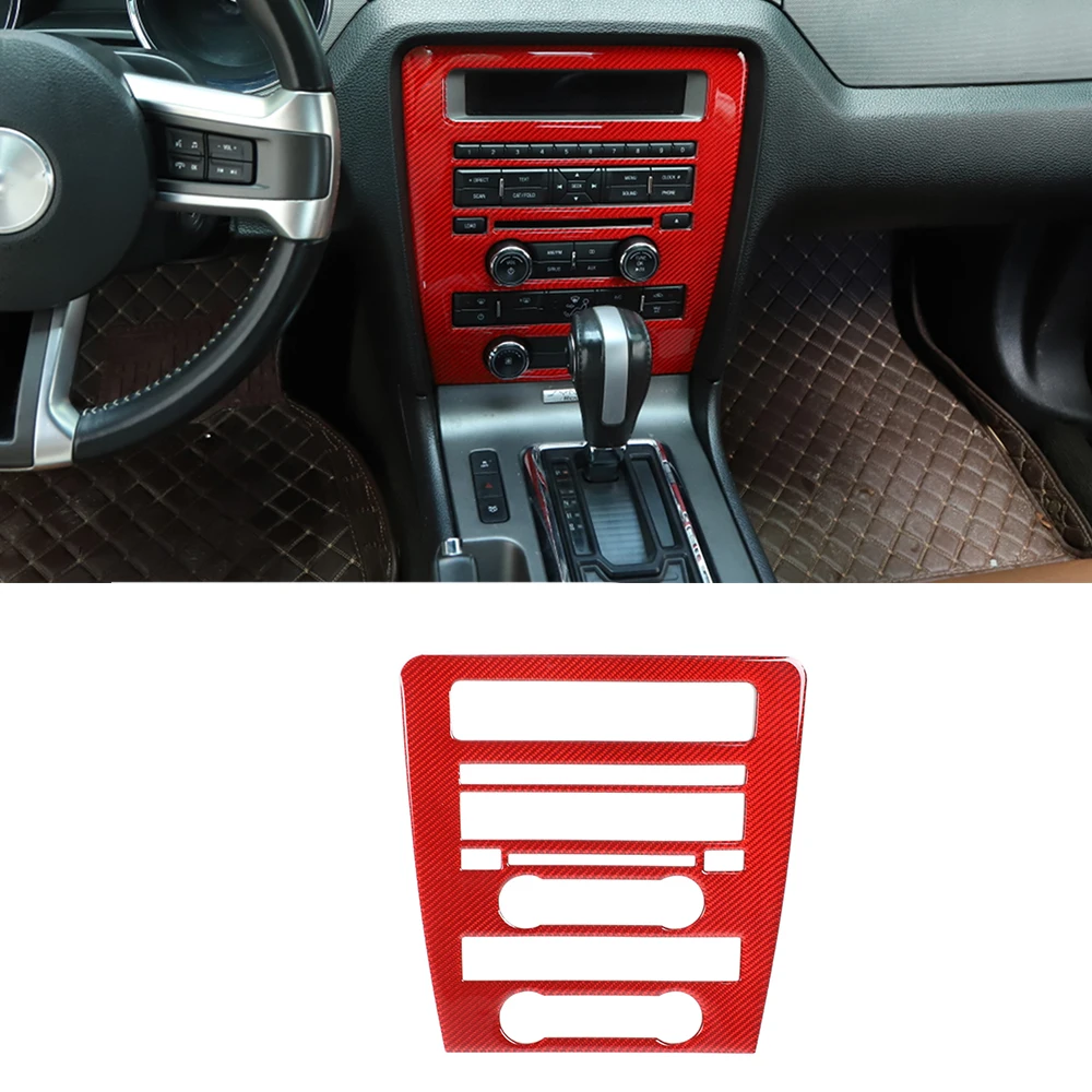 

Для Ford Mustang 2009 2010 2011 2012 2013 Автомобильная центральная консоль навигационная панель декоративная крышка наклейки аксессуары для интерьера ав...