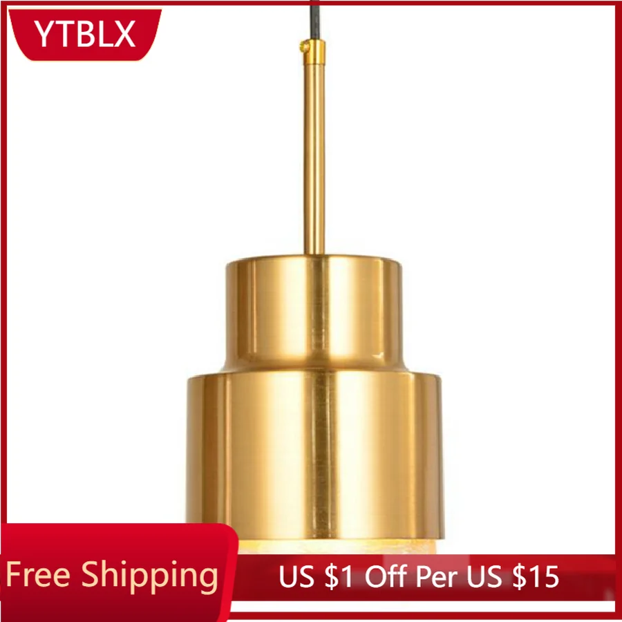 

LukLoy LED Nordic Copper Light Retro Pendant Light Dining Kitchen Hanging Lamp Retro Ceiling Kitchen Island Light Bedside Lamp