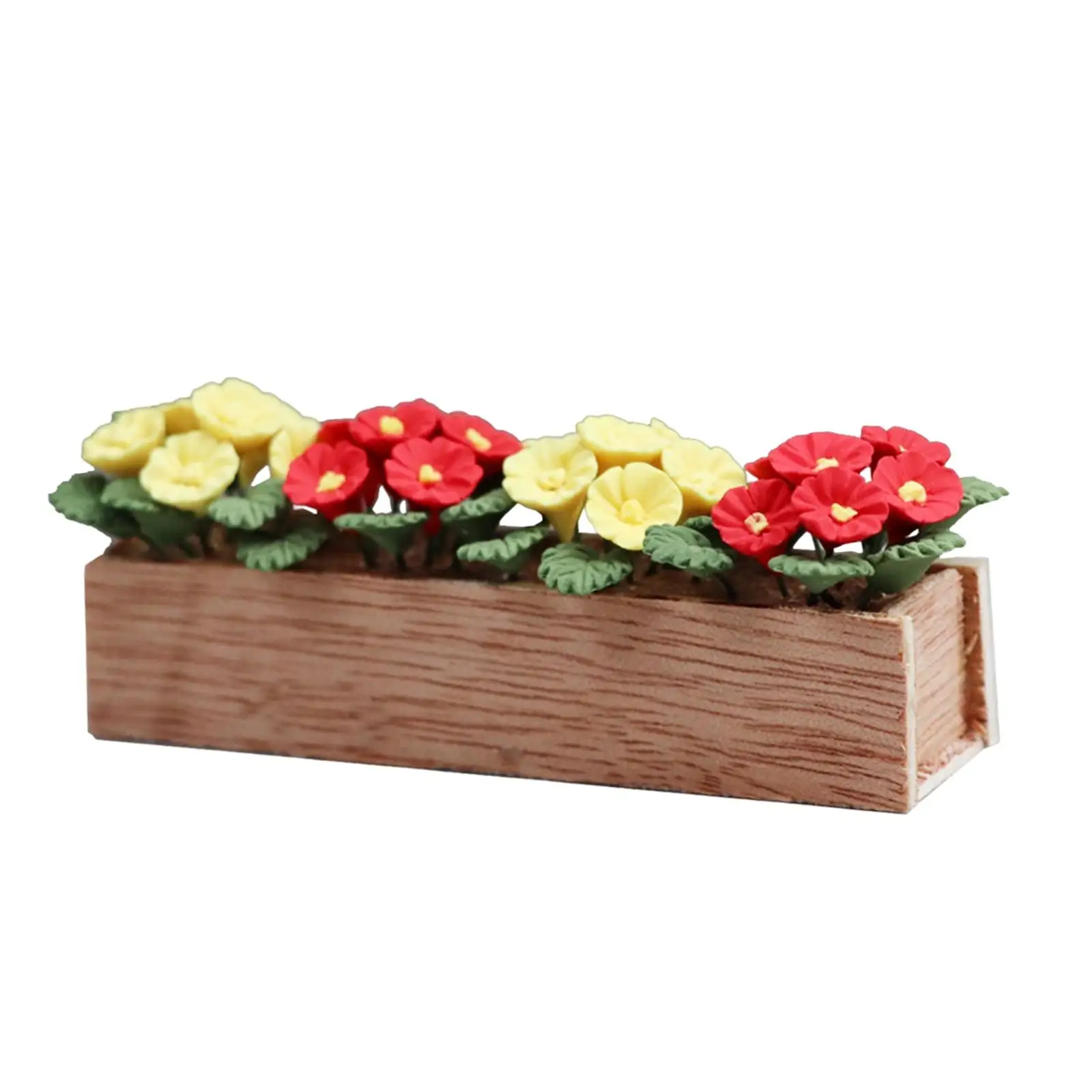 

Miniature Dollhouse Flower for 1:12 Dollhouse Indoor Outdoor Scene Tabletop