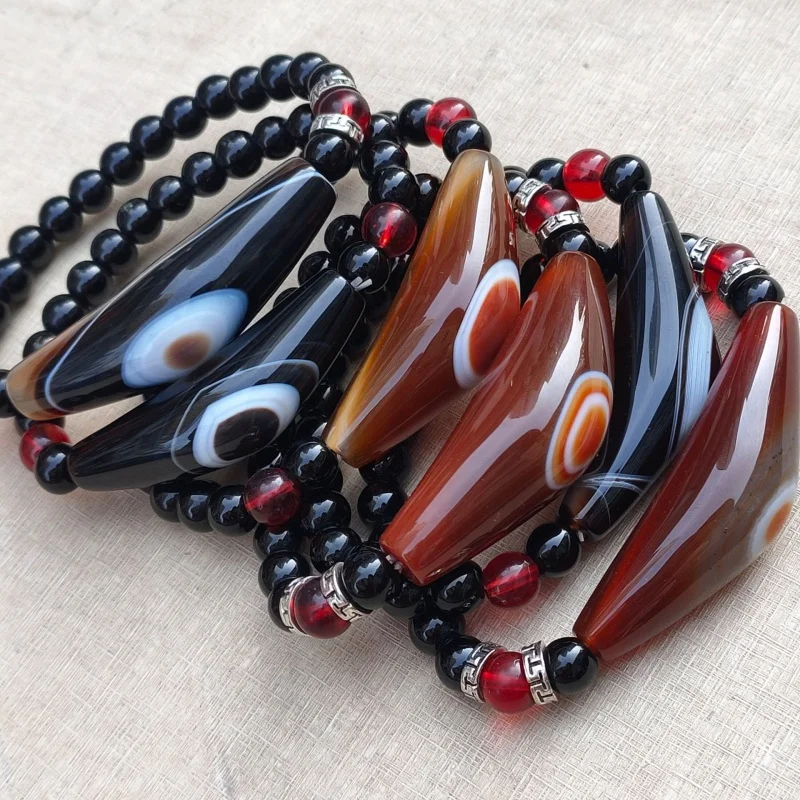 

Поставка ювелирных изделий Sardonyx, агат, рог, тибетские бусины, локоть, Будда, бусины, браслет, тибетские бусины, браслет, оптовая продажа