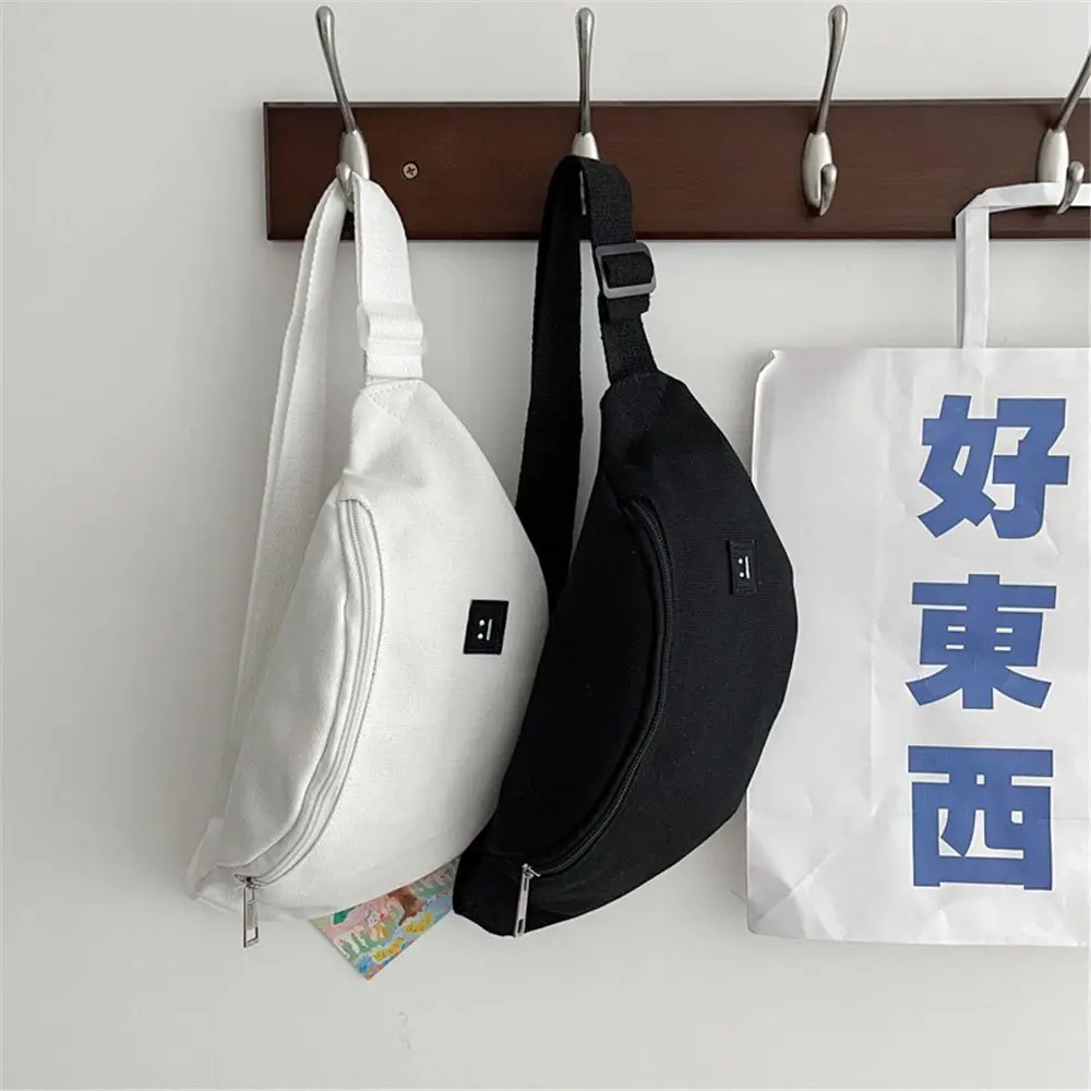 

Women Fanny Pack Waist Bags Unisex Canvas Bum Bag Travel Chest Bags Fashion Crossbody Shoulder Bags Handbags