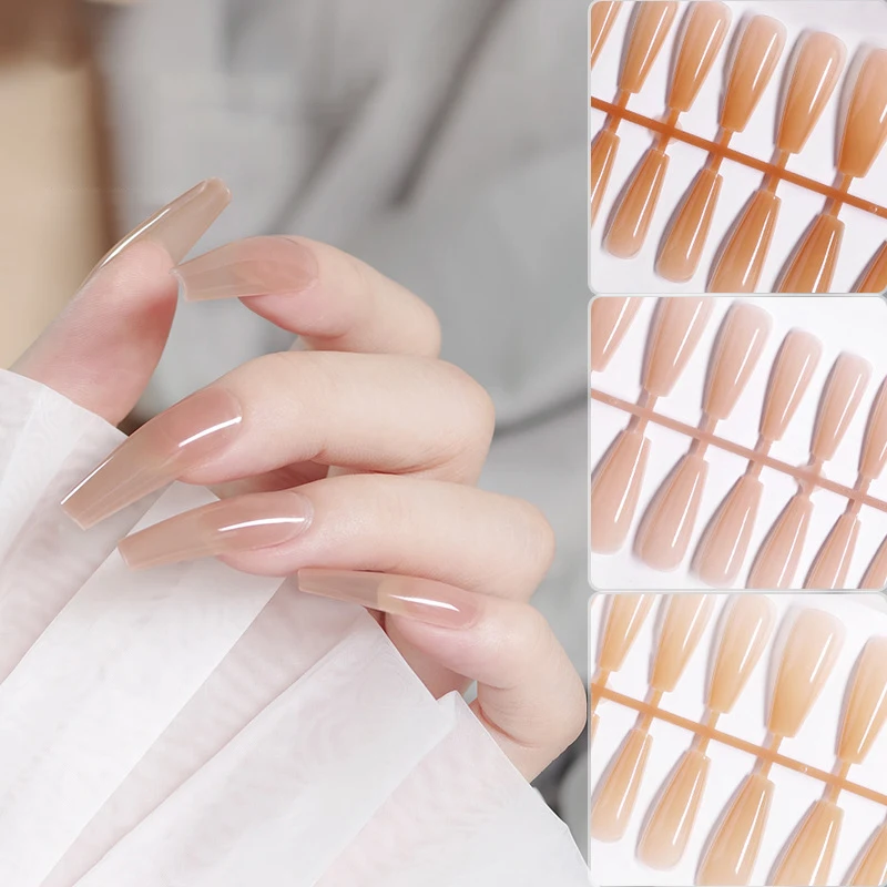 

1 коробка, 240 шт., накладные ногти для женщин и девушек