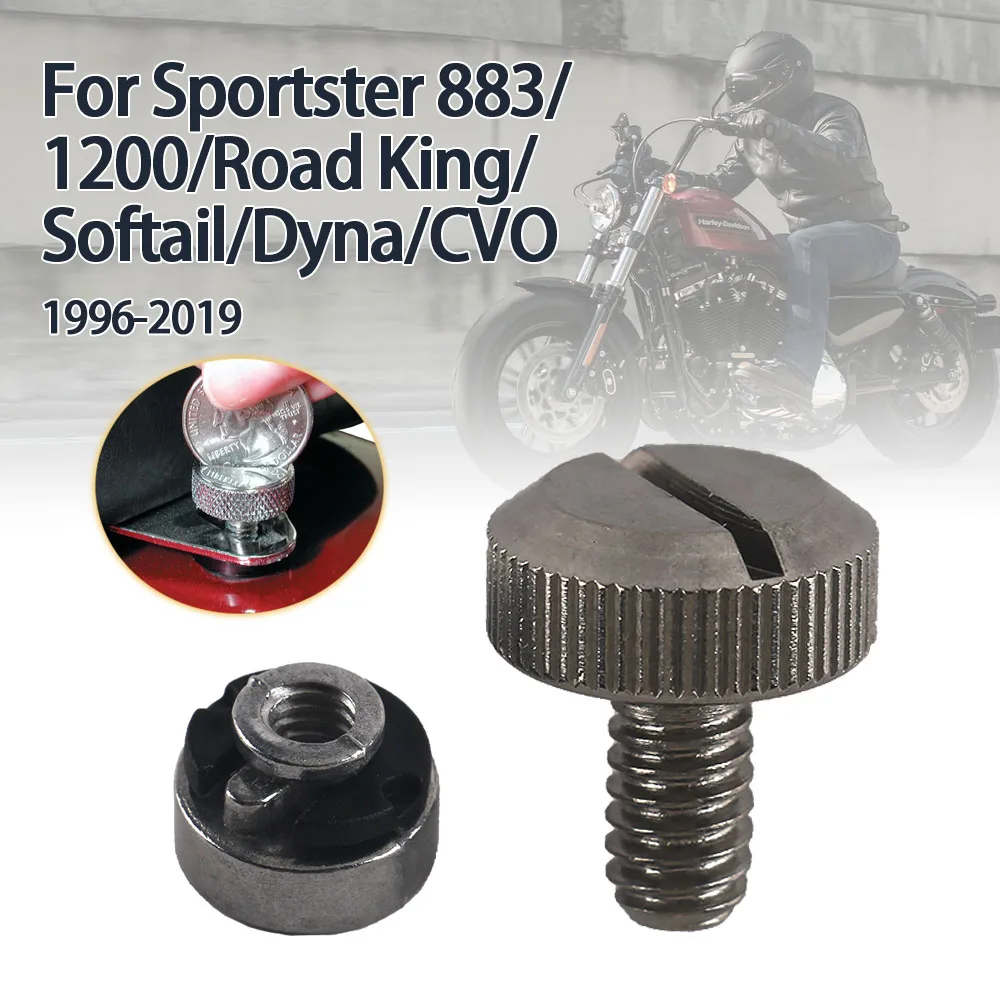 

Мотоциклетная 6-миллиметровая резьба для крыльев, Ранняя гайка для Sportster 883 Sportster 1200 Road King Softail Dyna CVO Touring 1996-2019