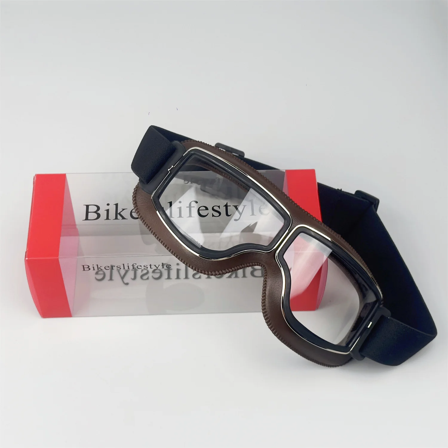 Очки защитные металлические в стиле ретро для мотоцикла