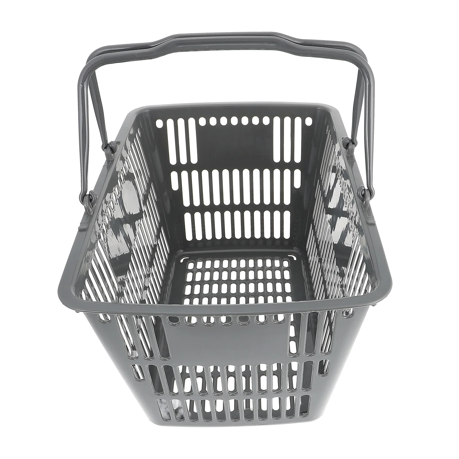 

Basket Storage Shopping Basketswith Handle Organizerbathroom Handles Kitchen Portable Seasoning Toiletries Grocery Cart Store