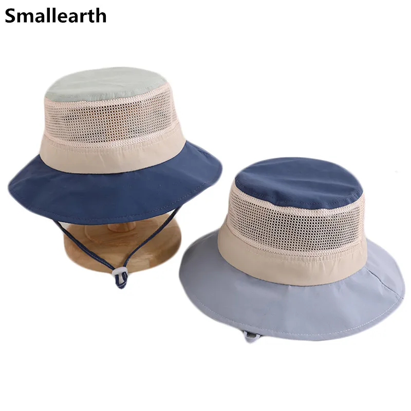 

Панама детская летняя сетчатая с защитой от УФ-лучей