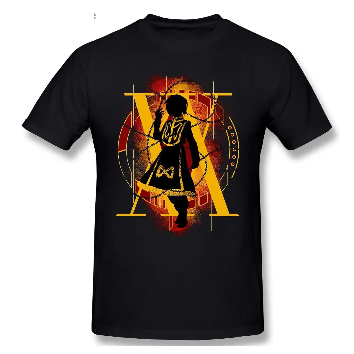 

Japan Anime Hunter X Hunter T Shirt For Men O-neck Short-Sleeve Kurapika Graphic T-shirt Pure Cotton Slim Fit Tee Merch Gift