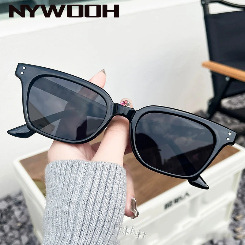 

Солнцезащитные очки NYWOOH с круглыми линзами UV400 для мужчин и женщин, винтажные брендовые дизайнерские солнечные очки для вождения