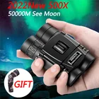 500X25 50000 м портативный зум HD профессиональный мощный бинокль большой дальности Монокуляр телескоп низкое ночное видение Охота Туризм