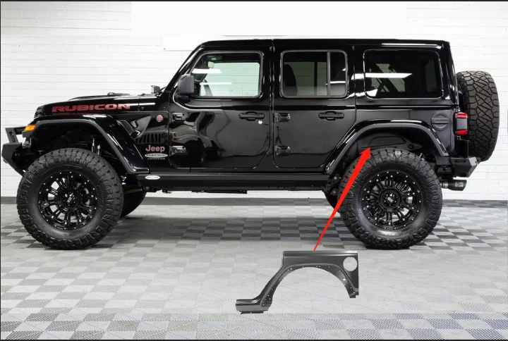 Для 18-22 Jeep Wrangler JL Unlimited задняя Lefr Mopar четверть панель автозапчасти кузова