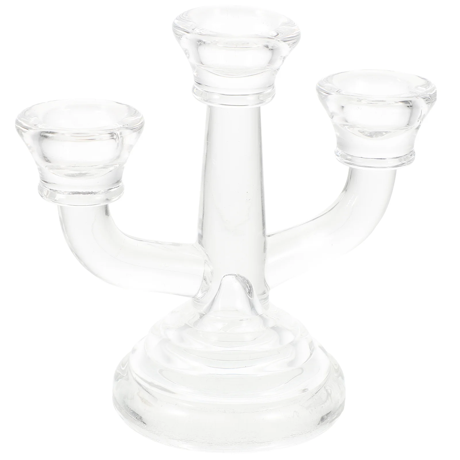 

Holder Holders Candelabra Candlestick Menorah Wedding Centerpiece Retro Pillar Decorative Taper Clear Tall Stand Table Tables
