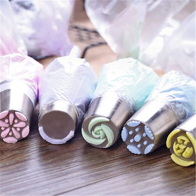 21 Pcs Set Cream Nozzles Pastry Tools Accessories For Cake Decorating Pastry Bag Kitchen Bakery Equipment