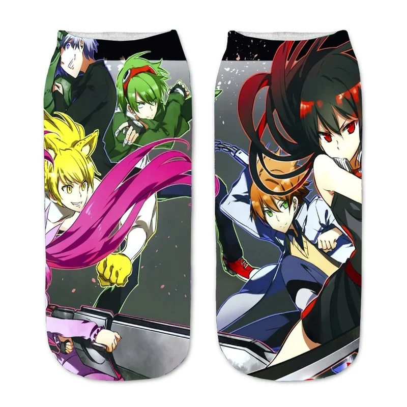 

Akame Ga KILL аниме женские носки Tatsumi мой принт носки женские Мультяшные Хлопковые женские Socken Короткие повседневные Мягкие унисекс Kawaii Sox