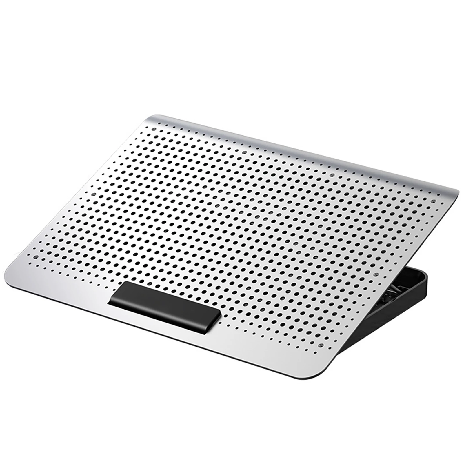 

Low Noise Lightweight Compatible Practical Laptop Cooler Stand Big Quiet Fan Ultra Slim USB Ports Aluminum Alloy Foldable