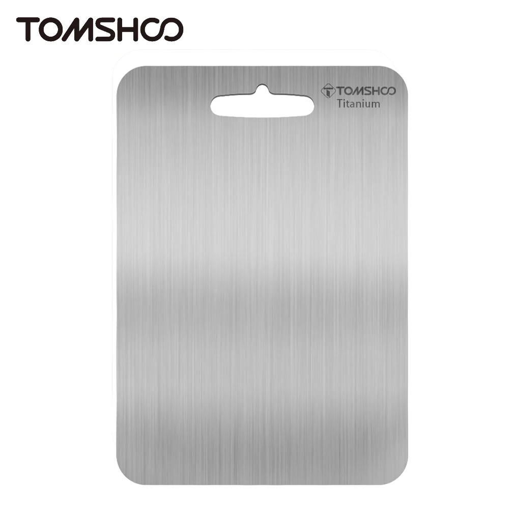 

Tomshoo Titanium Cutting Board Lightweight & Durable Kitchen Board Chopping Block Easy to Clean for Home Outdoor Camping Picnic