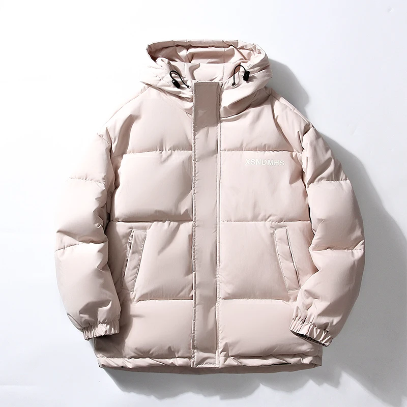 Men's Winter New Thick Tide Brand Cotton-padded Jacket Youth Winter Coat Hooded Down Cotton-padded Jacket Seven Colors Optional