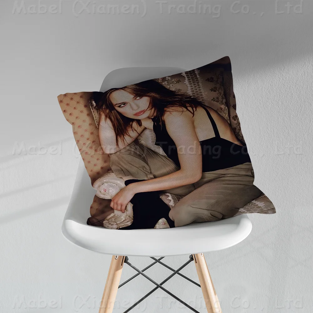 Keira Knightley Personalized Pillow Cover Kids Bedroom Wild Party Decor Pillowcase Kid Birthday Shower Gift