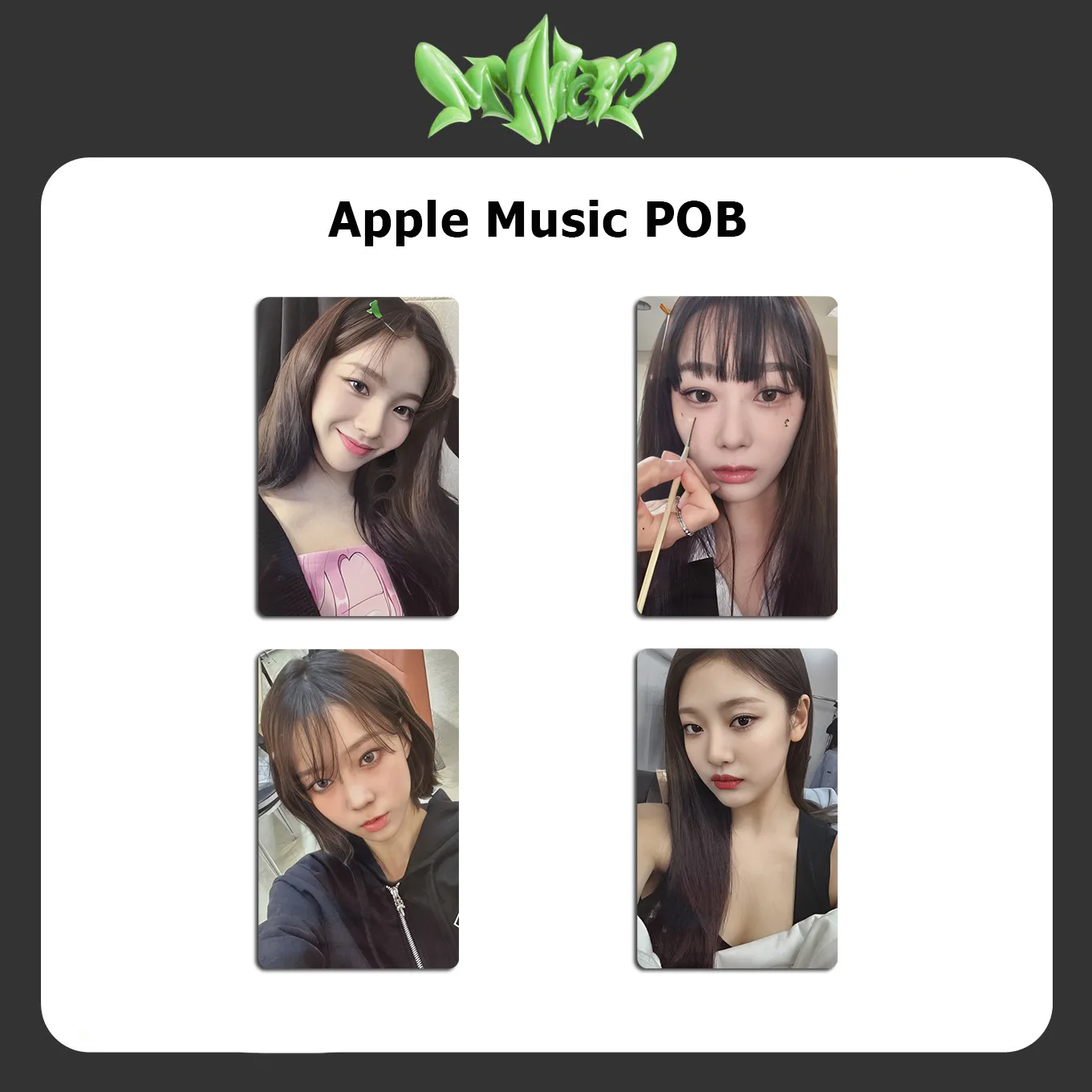 4 шт./набор Kpop Idol AESPA MY world am Lomo открытки фотооткрытки фотооткрытка открытка для коллекции поклонников