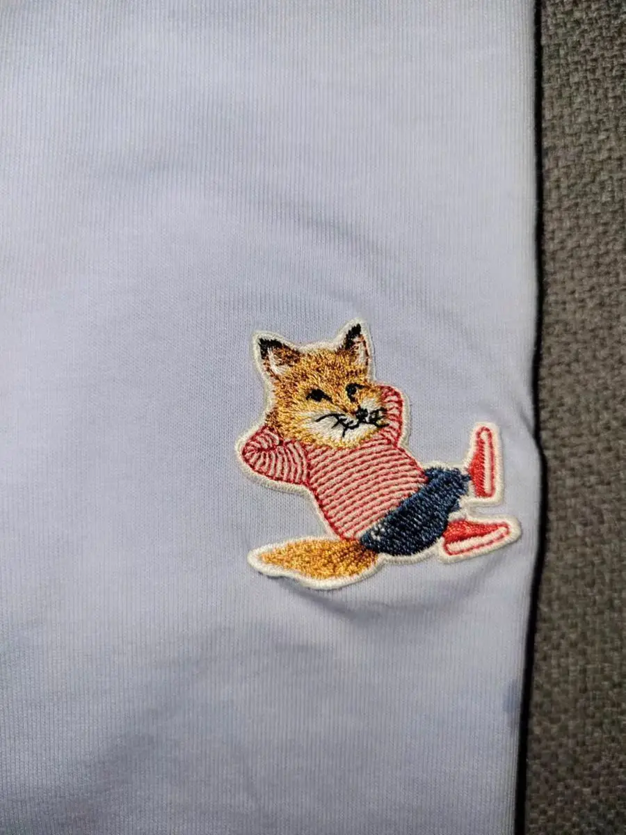 Couple Fashion Brand Lazy Fox Embroidery Logo T Shirt High Quality Cotton Casual Trend Summer Men Women Short Sleeve Tops Tee