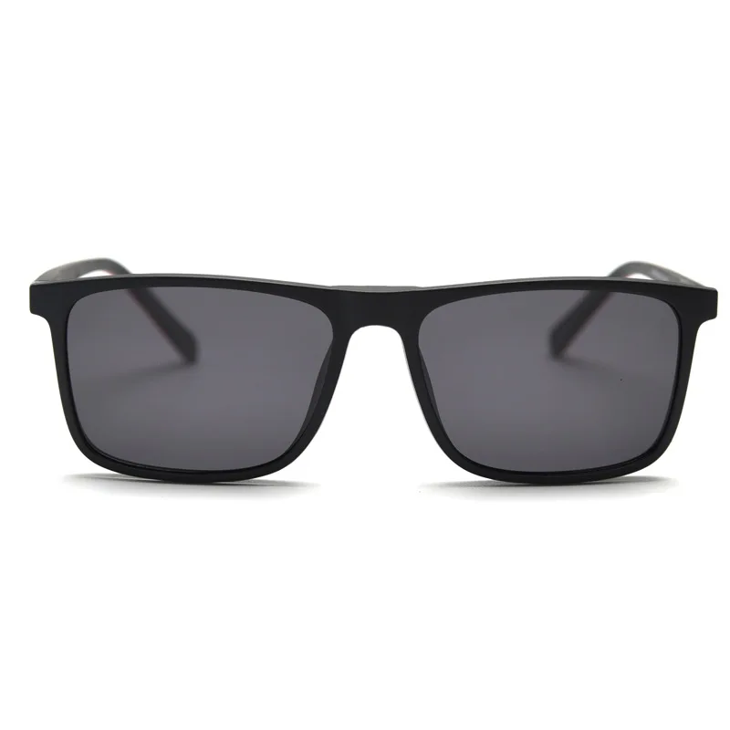 Очки солнцезащитные мужские с магнитной застежкой поляризационные квадратные