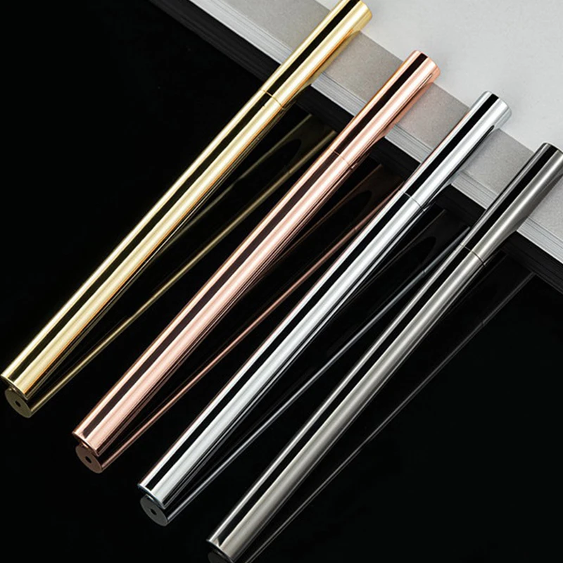 

Metal Plated Brass Pen Business Neutral Signature Pen Men's Luxury Birthday Gift Writing Pen