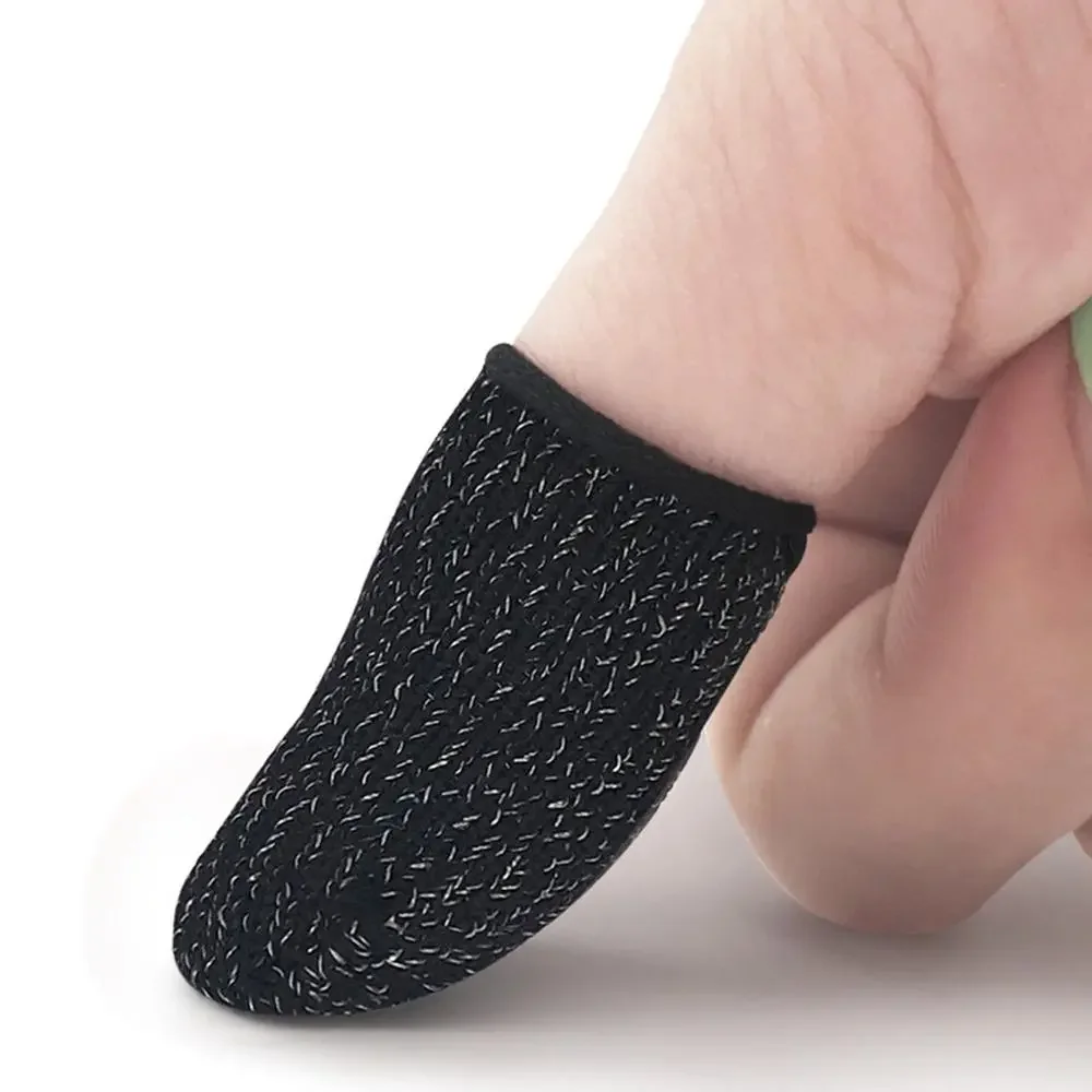 

Mobile Game Fingertip Gloves for Gamer Sweatproof Anti-slip Touch Screen Finger Sleeve Breathable Gaming Fingertip Cover