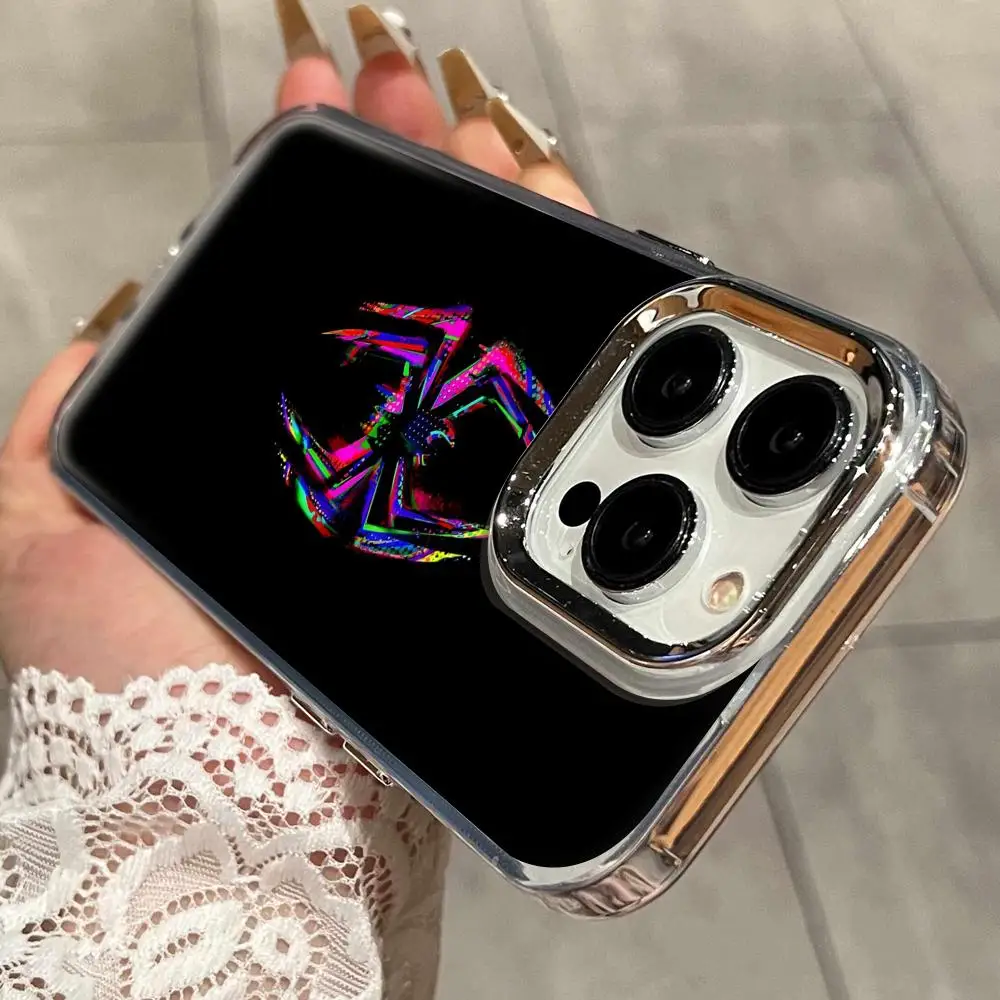 Фото Чехол для телефона S-Spider Man для iPhone 17 Air 16 15 14 Plus 13 12 11 Pro Max 16e, противоударный, прозрачный, HD, с защитной задней крышкой №4
