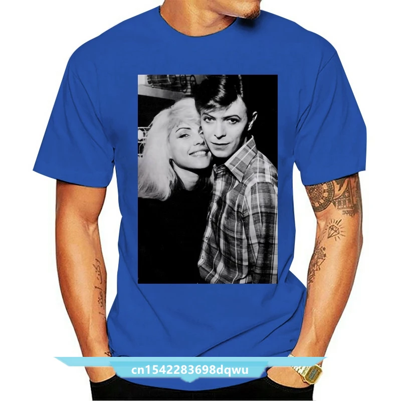 

David Bowie David & Debbie Junior Top White Hip-Hop Tee Shirt