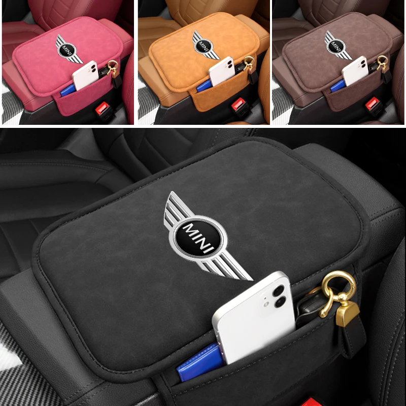 Подлокотник для автомобиля подушка кожаный центр противоударный коврик